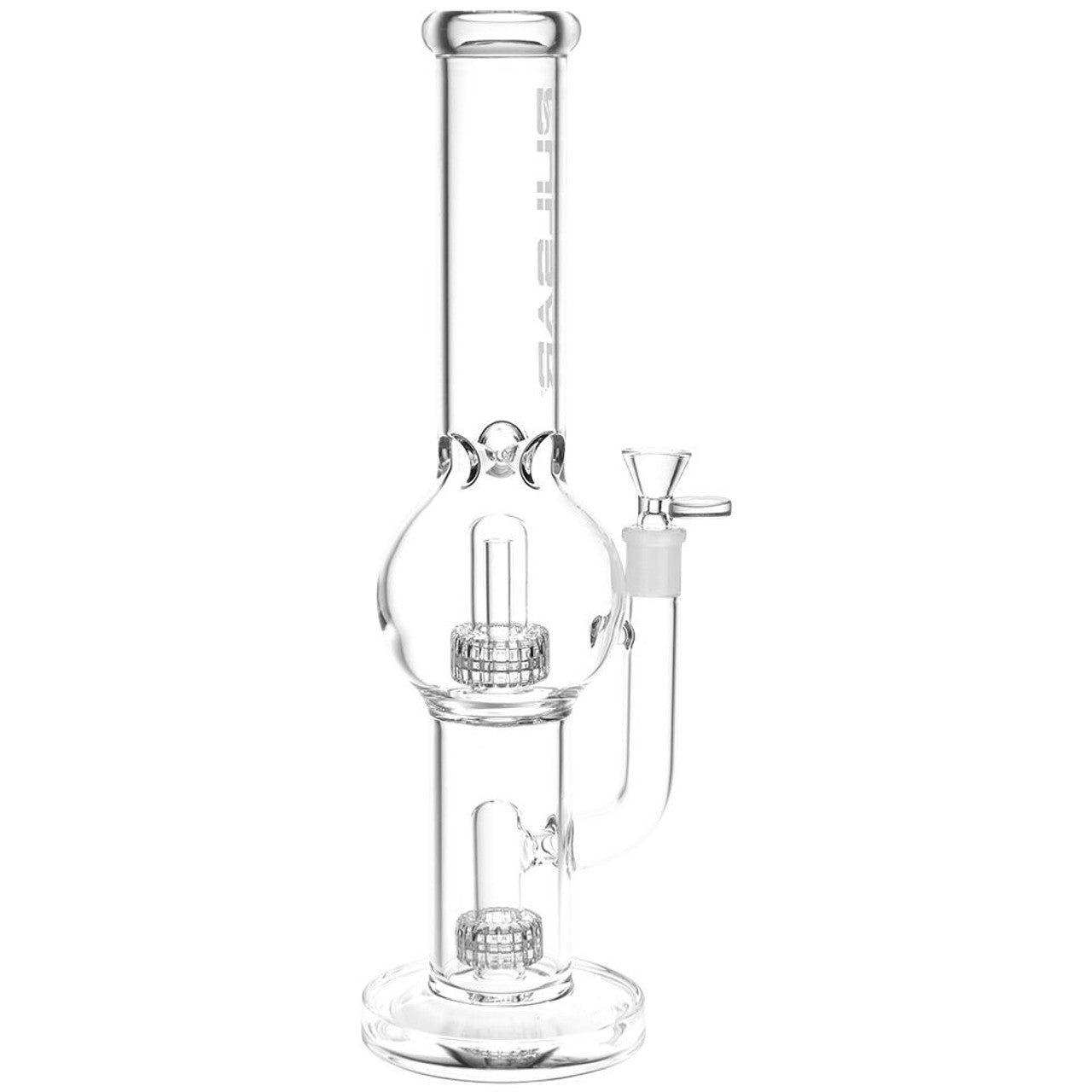 Pulsar 14.5" Double Matrix Perc Tube w/ 14mm Bowl