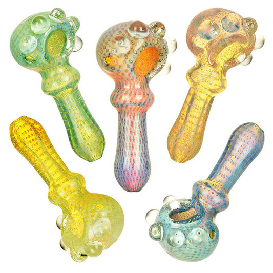 Pulsar Matrix Portal 4" Bubbles Spoon Glass Hand Pipe