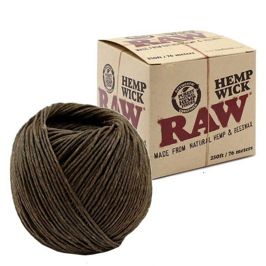 Raw Hemp Wick 250ft Roll