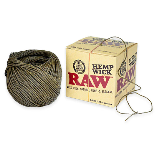 Raw Hemp Wick 100ft Roll