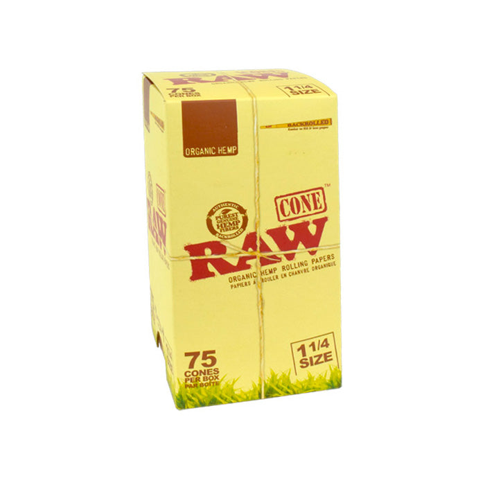 Raw Organic 1/25 Cones 75pk