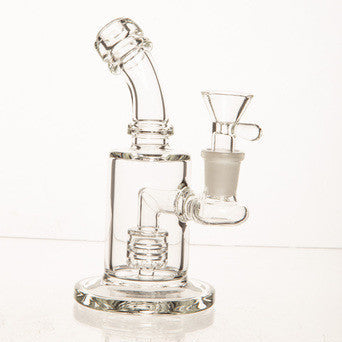 Unbranded 14mm Mini 5" Cylindrical Rig w/ Bowl