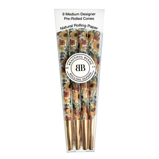 Beautiful Burns - Pre-Rolled Designer Cones - Sunflower Salutations