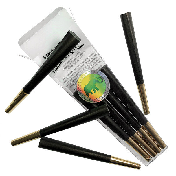 Elephant Brands - Pre-Rolled Designer Cones - Black & Gold