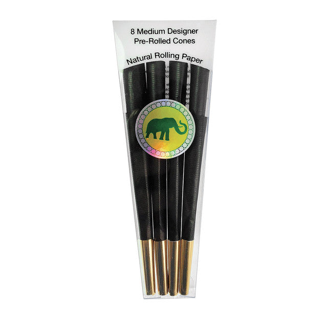 Elephant Brands - Pre-Rolled Designer Cones - Black & Gold