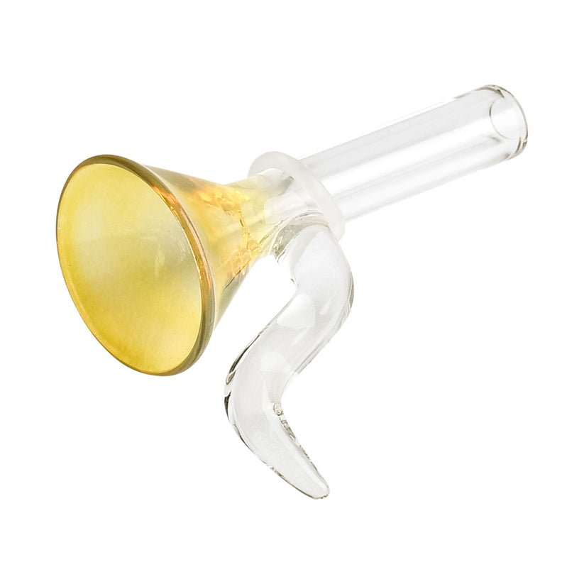 Red Eye Glass Long Fumed 9mm Cone Bowl w/ O Ring