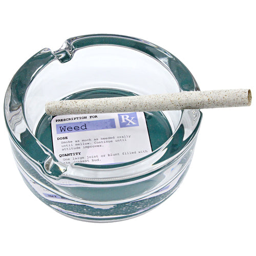 Giddy 3" Ashtray - Weed RX