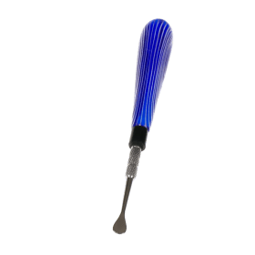 Busy Line 5" Glass Handle Stainless Steel Dab Tool - Various Colours