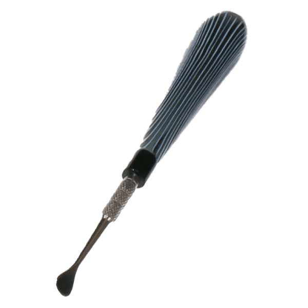 Busy Line 5" Glass Handle Stainless Steel Dab Tool - Various Colours