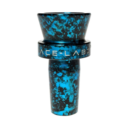 ACE-LABZ 14mm Titan-Bowl Unbreakable Metal Bowl - Blue