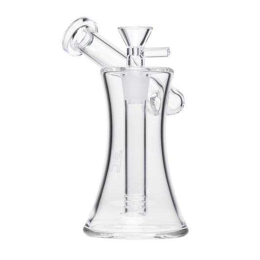 Human Grade 6" Hourglass Sidecar Bubbler - Clear