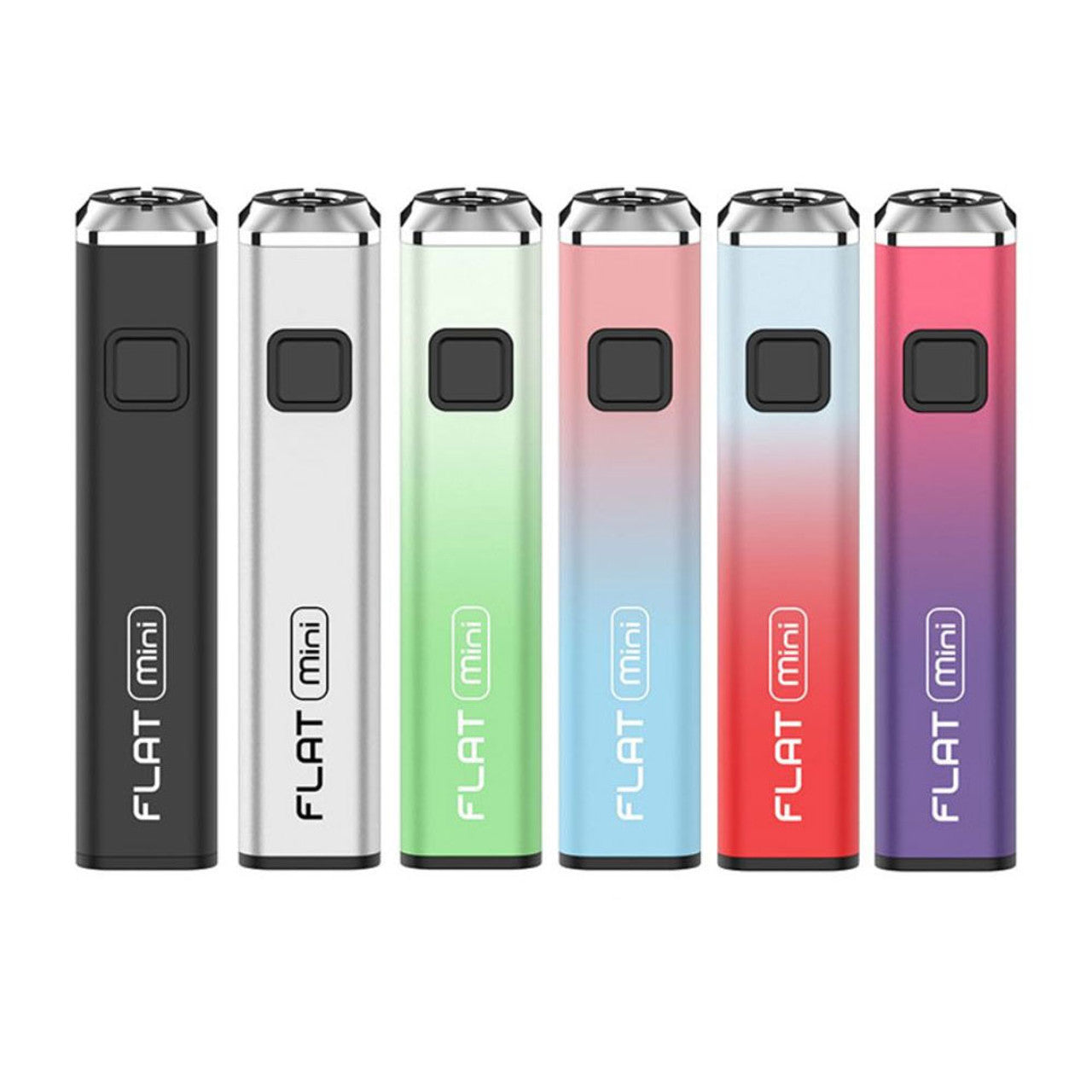 YOCAN Flat Mini 400mAh Variable Voltage 510 Battery - Black