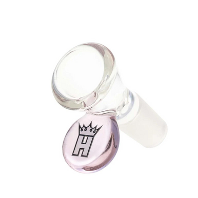 Hoss 14mm Cone Bowl w/ Coloured Tab  - Pink