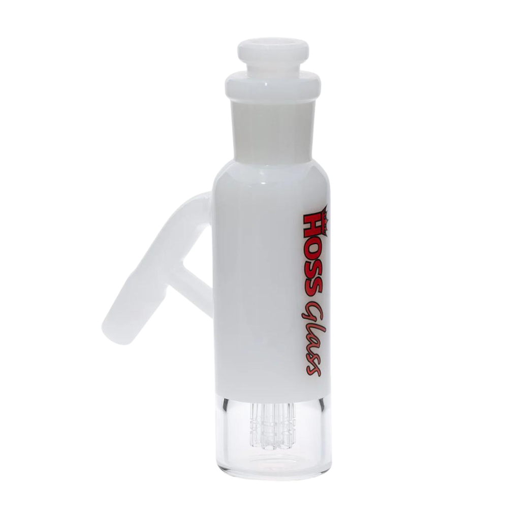 Hoss 5.5" 14mm 45 Degree  Ash Catcher w/ 6 - Arm Diffuser & Colour Accents