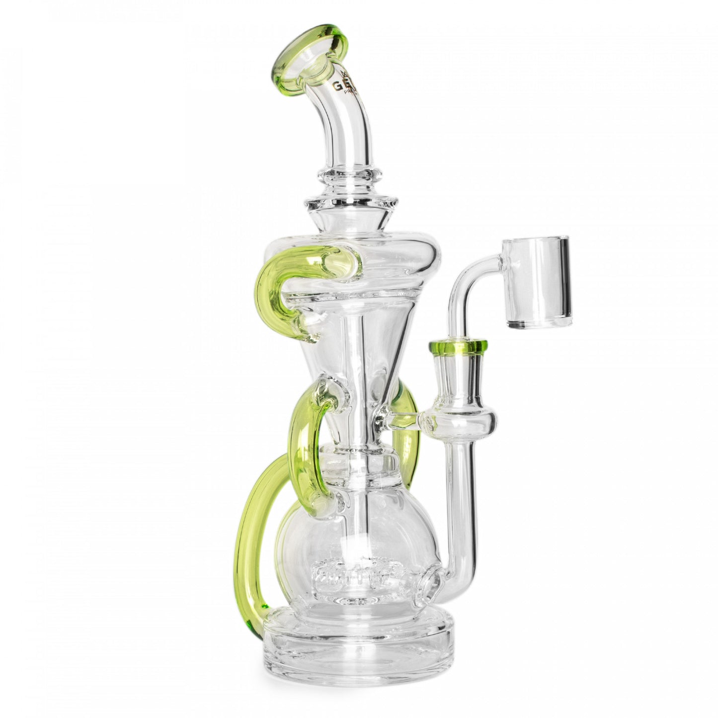 Gear Premium 10" Crystal Glide Triple Uptake Dual Chamber Concentrate Recycler