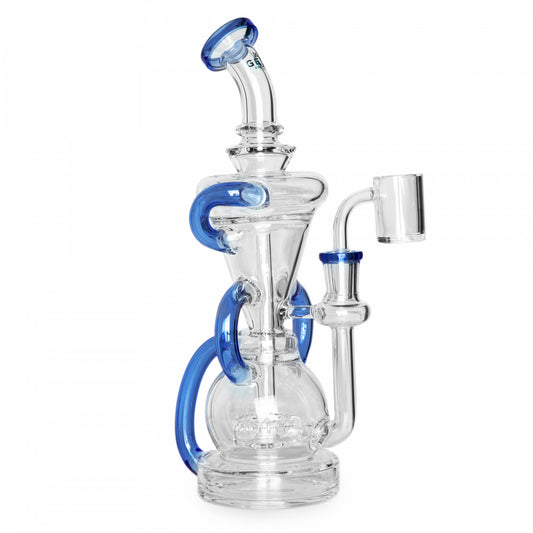 Gear Premium 10" Crystal Glide Triple Uptake Dual Chamber Concentrate Recycler