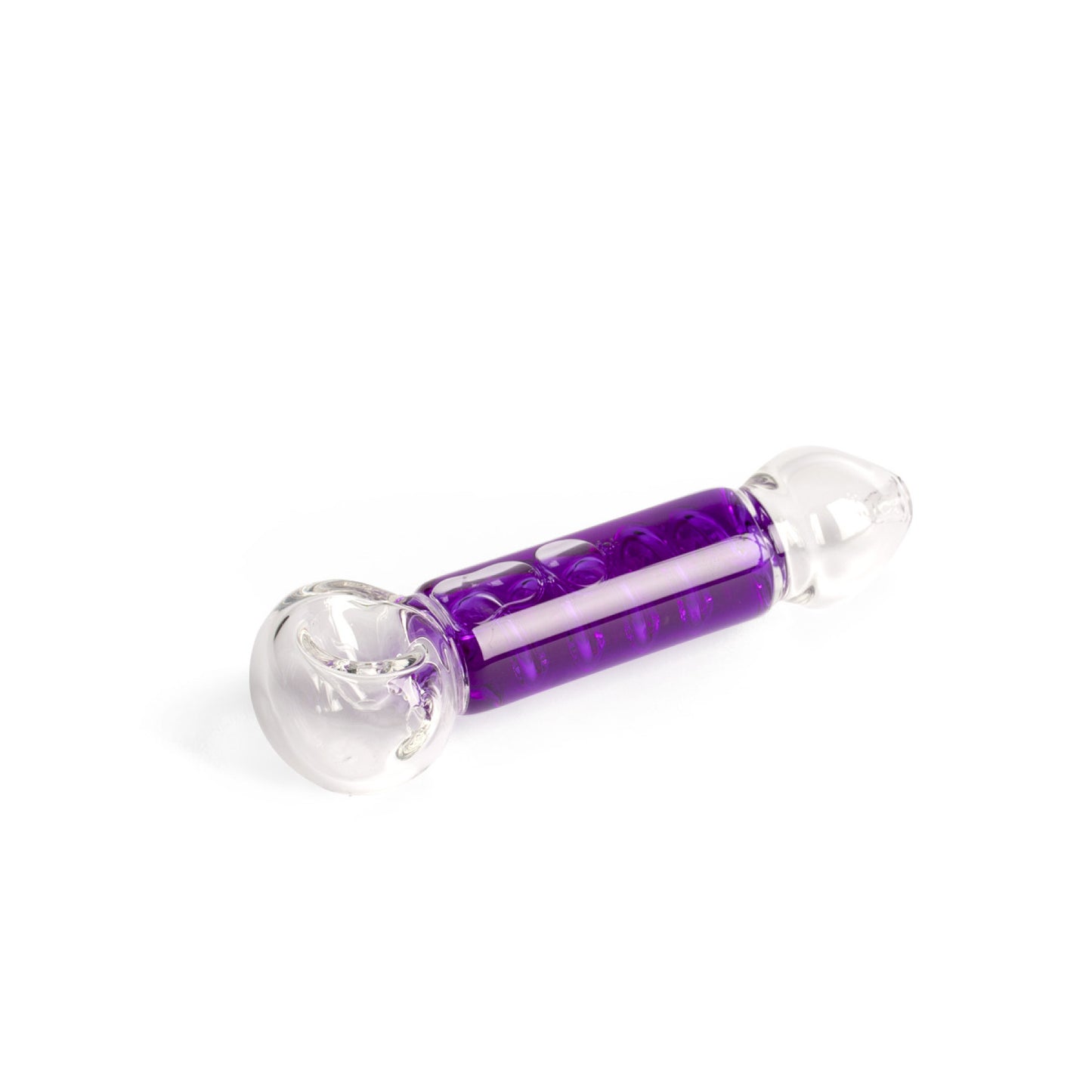 Red Eye Glass 4.5" Freezer Coil Chiller Pipe - Purple