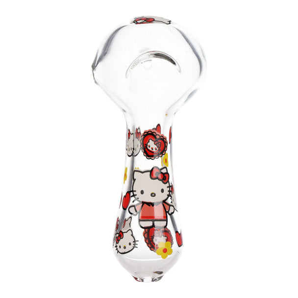 Unbranded 4.5" Cute Kitty Glass Hand Pipe - Various Designs