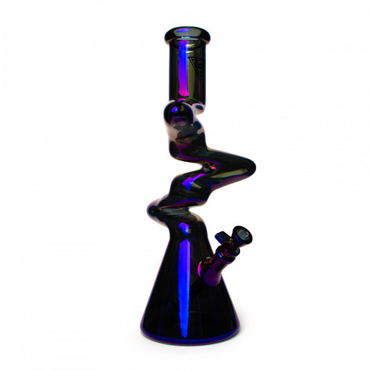 Red Eye Tek 16" Metallic Terminator Finish 3-Arm Zag Beaker Tube