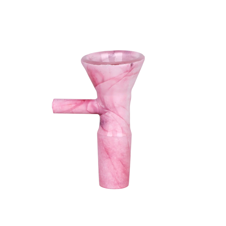 Unbranded 14mm Marbled Cone Bowl - Various Colours