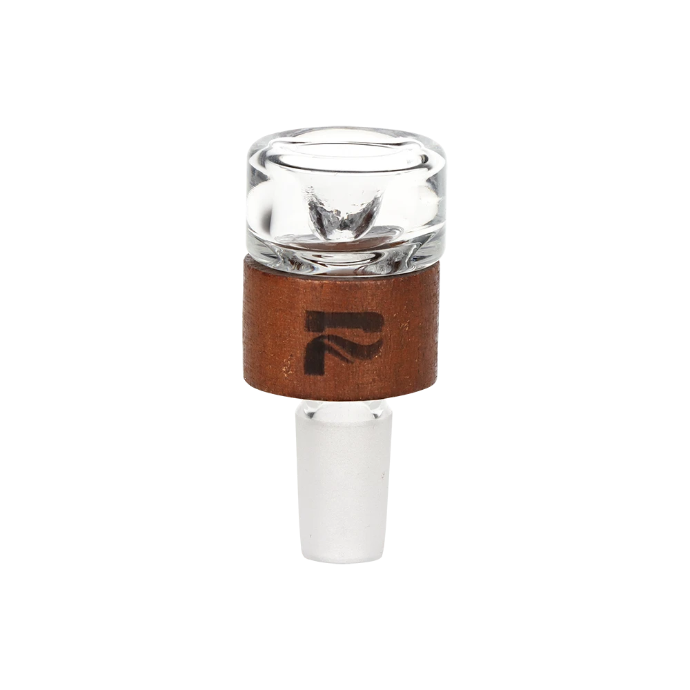 Pulsar Glass 14mm Wood on Glass Barrel Style Herb Bowl