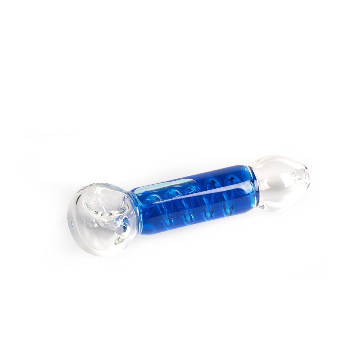 Red Eye Glass 4.5" Freezer Coil Chiller Pipe - Blue