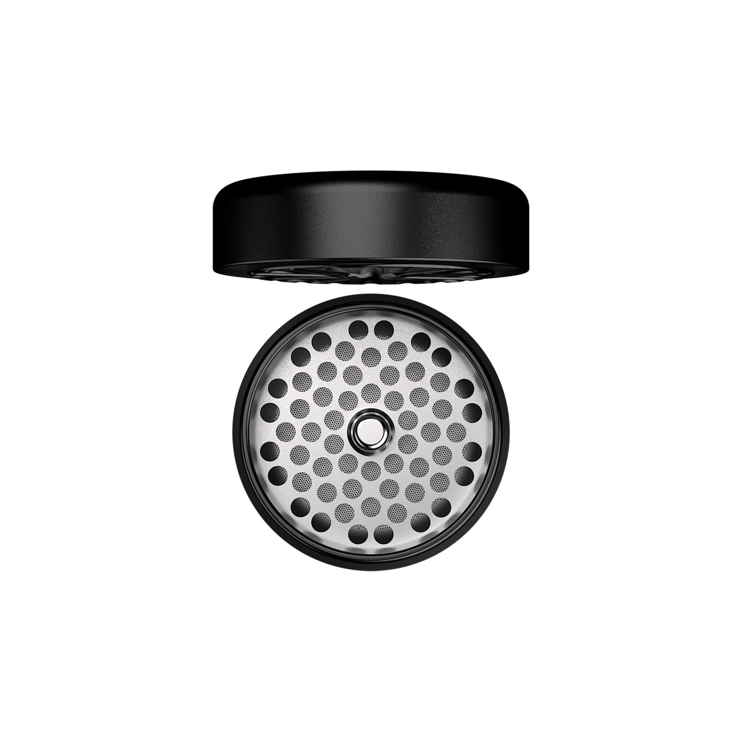 Flower Mill Next-Gen Premium 2.5" Stainless Series Grinder - Black