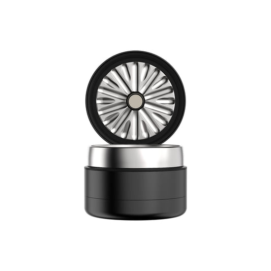 Flower Mill Next-Gen Premium 2.5" Stainless Series Grinder - Black