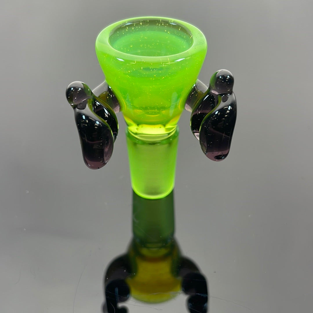 Kirill Full Colour Knockout Bowl 14mm - Slyme w/ Purple Gloves