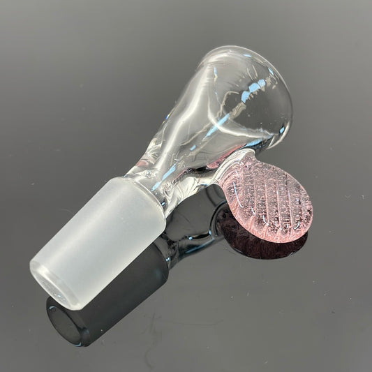 Shine 14mm Clear Flare Bowl W/ Coloured Handle