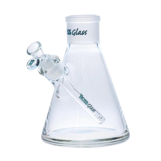 Hoss Glass 8" Beaker Base - Light Blue