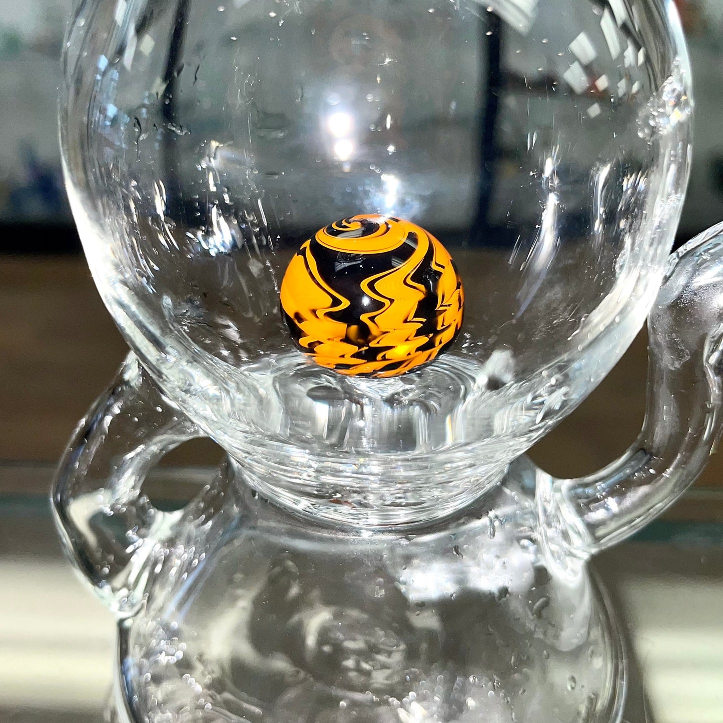 Mimzy Glass Orb Of Confusion w/ Worked Marble 10mm