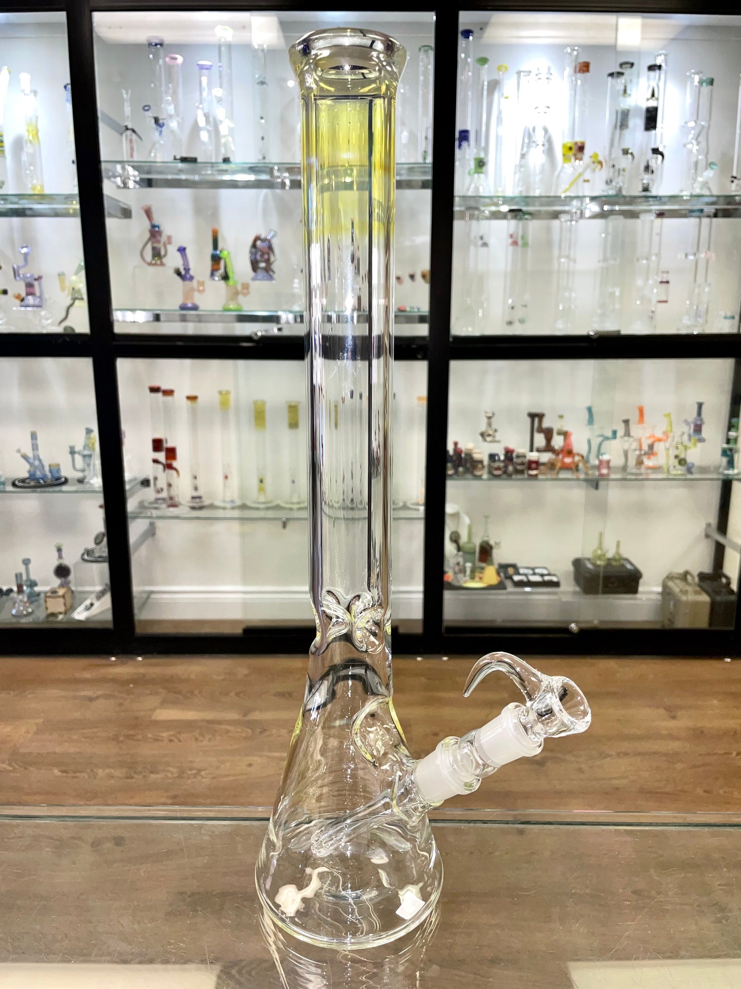 Green Belt 18" Fumed Beaker w/ 18mm/18mm Downstem