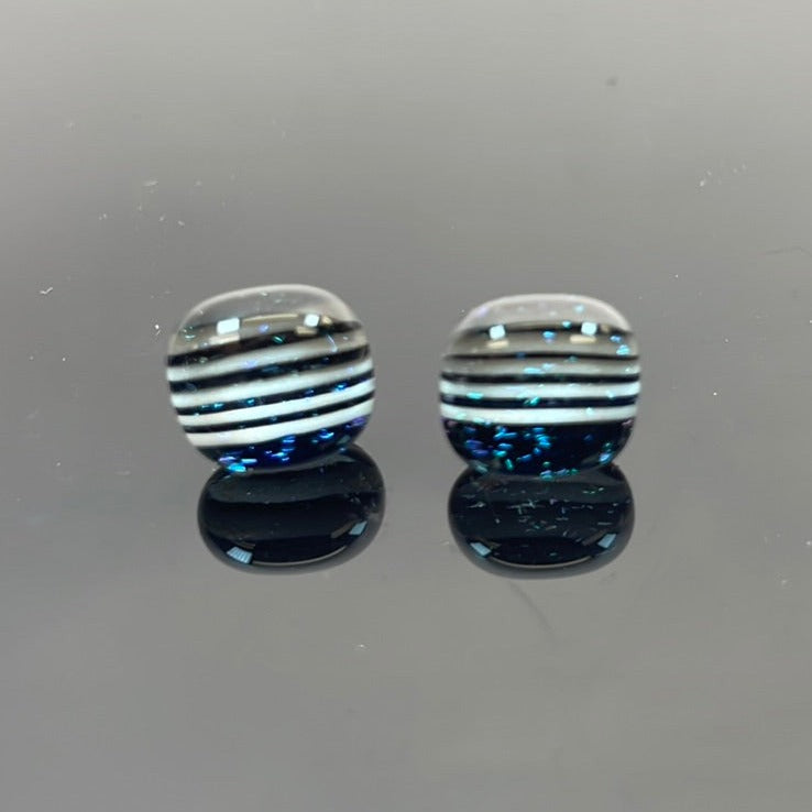 Chris Carlson Lost Art Glass Chip Earring Sets