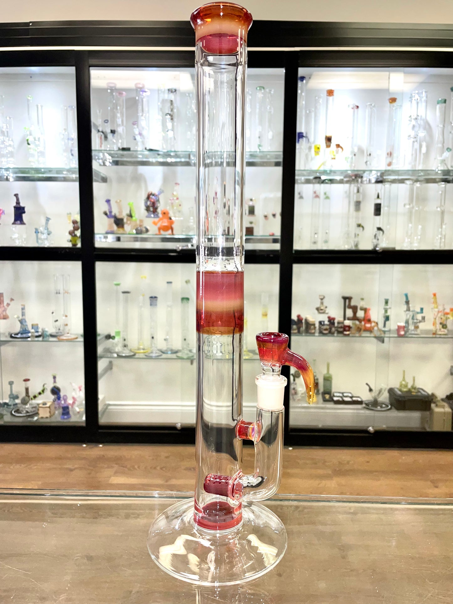 Green Belt 18" Rainbow over Phoenix Inline Tube w/ Matching Bowl