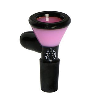 Hydros Glass 14mm Cone Bowl - Milky Pink