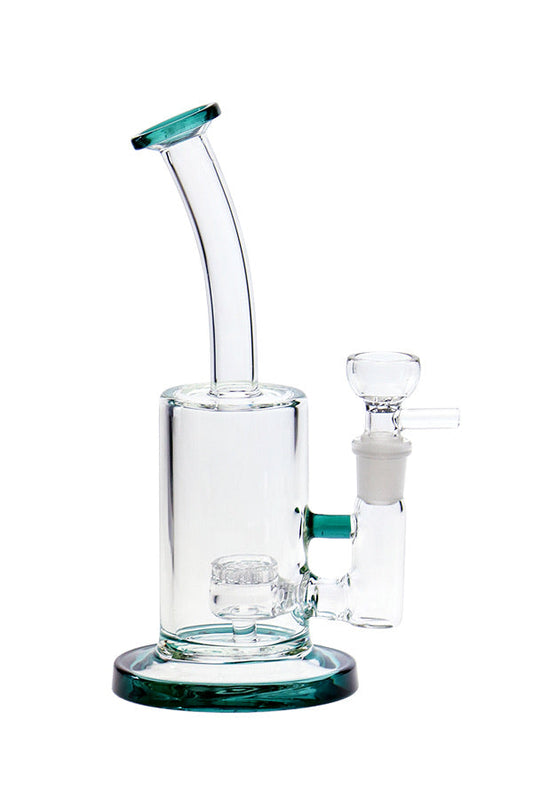 Nice Glass 8" Mini Honeycomb Perc Bubbler