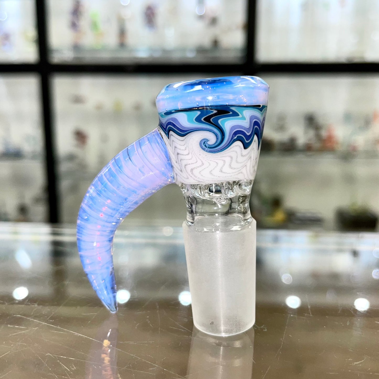 Gore Glass 17.5" 44mm Worked Section Dual Stem Straight Tube