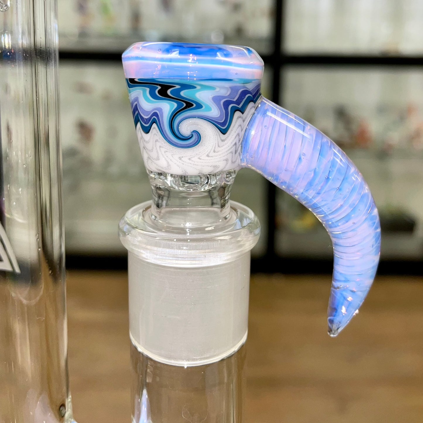 Gore Glass 17.5" 44mm Worked Section Dual Stem Straight Tube