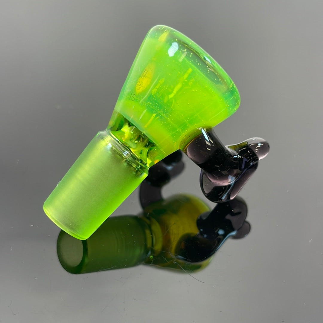 Kirill Full Colour Knockout Bowl 14mm - Slyme w/ Purple Gloves