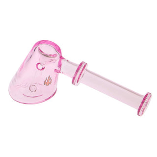 Hydros Glass Mini Hammer Bubbler - Pink