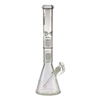 Hydros Glass 18" Double Perc Beaker