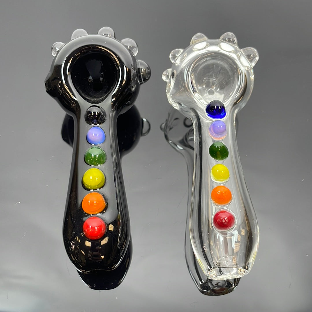 Red Eye Glass Gumdrops Pipe Black