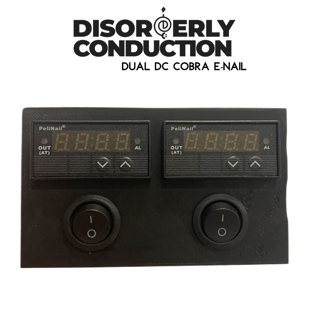 Disorderly Conduction Dual Cobra 3D Printed E-Nail Controller Kit