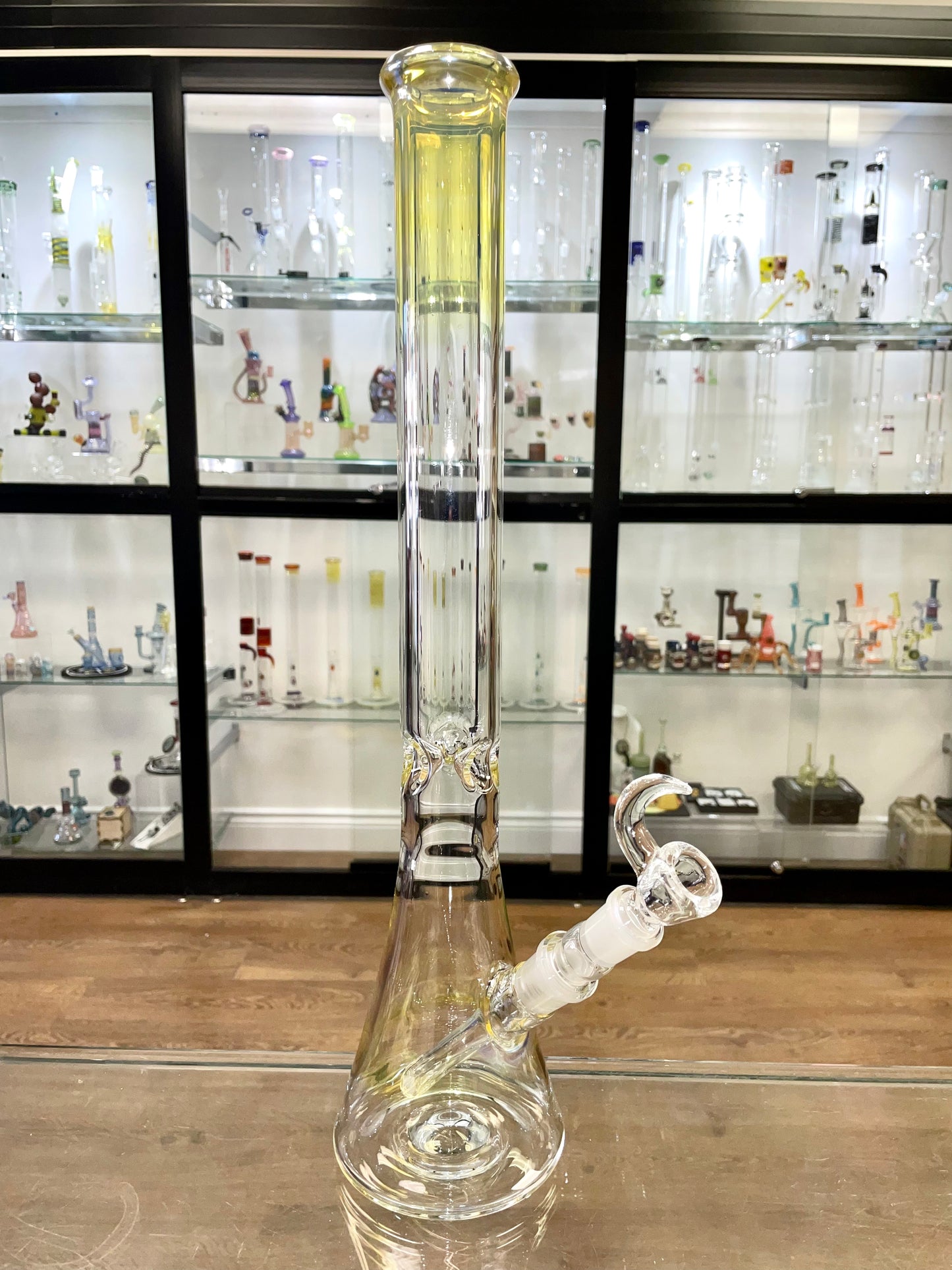 Green Belt 18" Fumed Beaker w/ 18mm/18mm Downstem