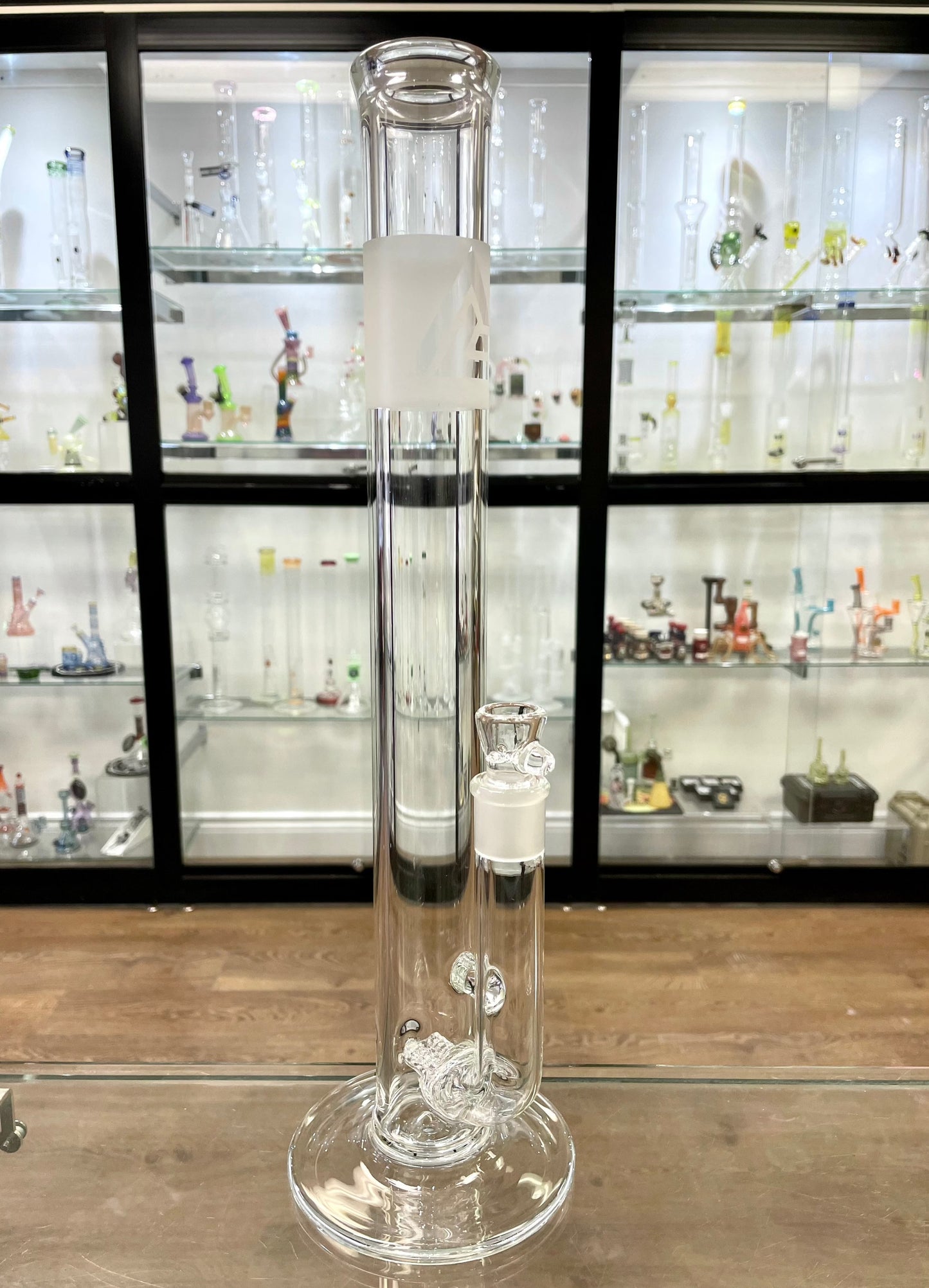 Gore Glass 44mm Clear Triple Stem Straight Tube