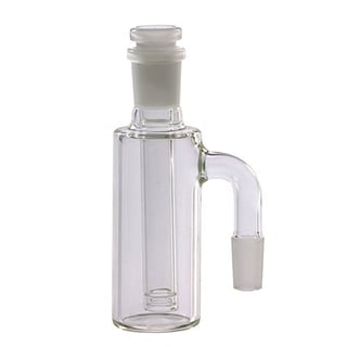 Hydros Glass Ash Catcher With Removable Slit Perc Stem 14mm 90º