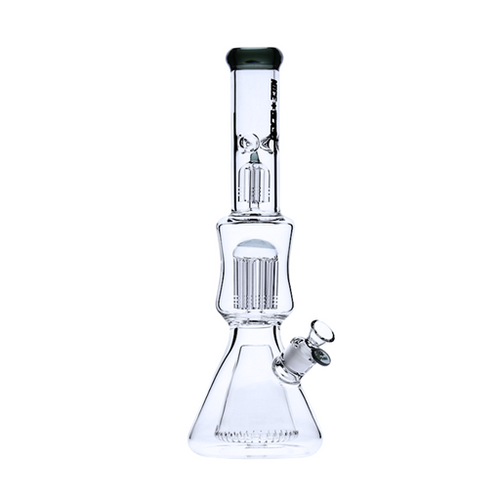 Nice Glass 17" Cone Beaker w/ Double Tree Perc