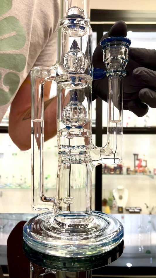 Blazed 44mm 3 Line Tree Tube - Slyme Accents w/ Opal