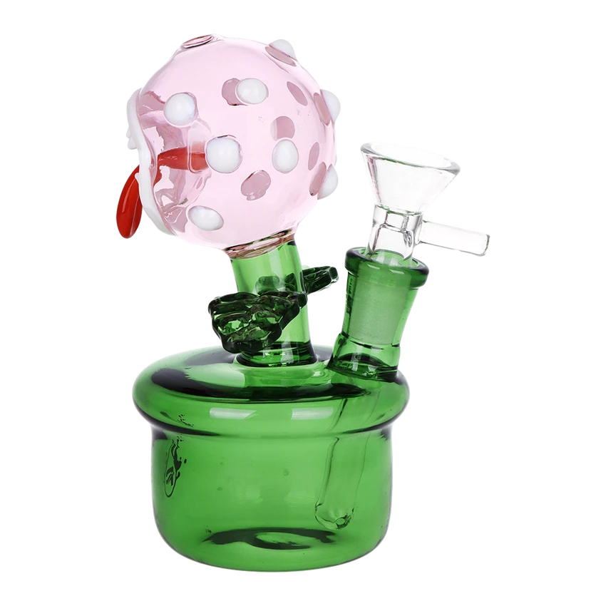 Pulsar Glass 5.5" 14mm Angry Flower Pot w/ Bowl